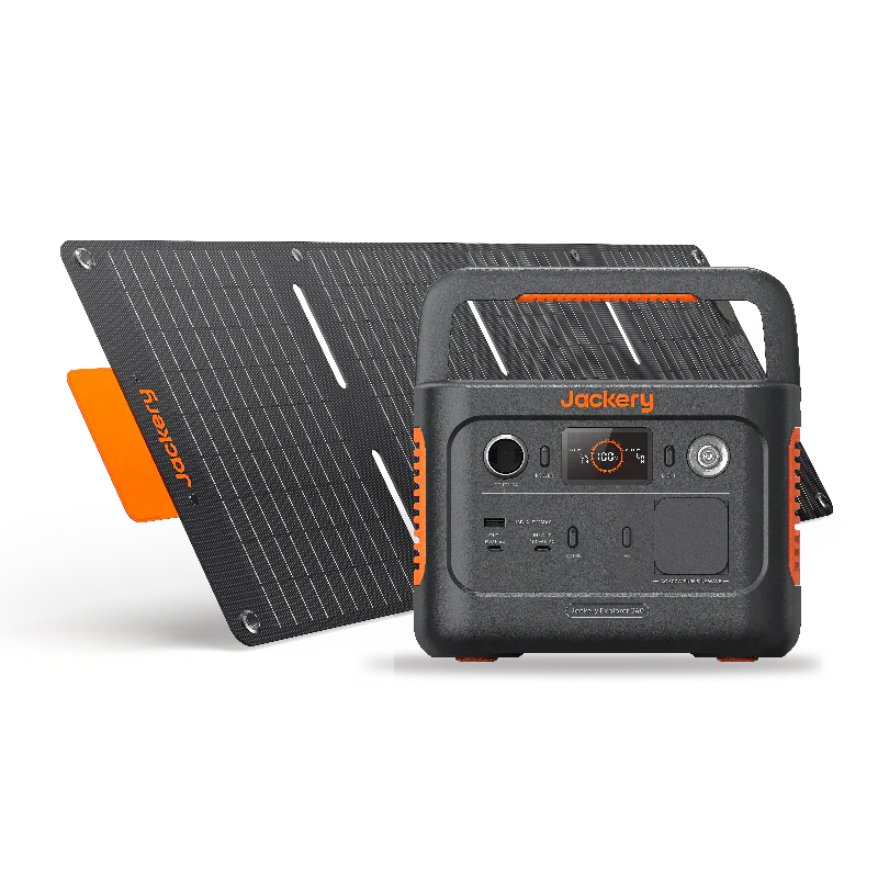 Jackery Set – Explorer 240 V2 + 2× SolarSaga 40W Mini